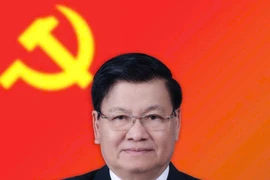 El secretario general del Partido Popular Revolucionario de Laos y presidente de ese país, Thongloun Sisoulith. (Foto: VNA)