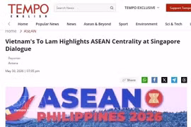 Medios de Indonesia elogian mensaje del líder vietnamita sobre rol central de ASEAN. Foto: VNA