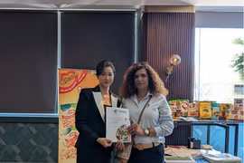 La Oficina Comercial de Vietnam en Marruecos presenta el programa Vietnam International Sourcing 2026 a las empresas locales. (Foto: congthuong.vn)