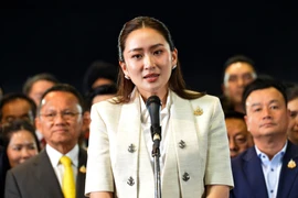 La primera ministra de Tailandia, Paetongtarn Shinawatra. (Fuente: Xinhua/VNA)
