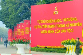 El XIV Congreso Nacional del Partido Comunista de Vietnam se celebra en Hanoi del 19 al 25 de enero de 2026. (Foto: VNA)