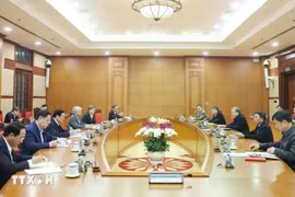 El secretario general del Partido Comunista de Vietnam (PCV), To Lam, habló en la reunión del Secretariado del Comité Central del PCV, el 4 de febrero de 2025. (Foto: VNA)