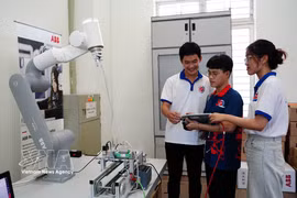 Laboratorio Nacional de Mecatrónica y Aplicaciones, Facultad de Ingeniería, Universidad de Da Nang. Foto: VNA