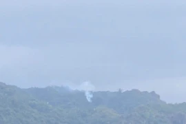 Zona donde ocurrió el accidente. (Foto: VNA)