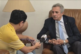 Mourad Lamoudi, representante del Frente de Liberación Nacional de Argelia (Fuente: VNA)