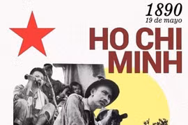 Artículo en elogio al Presidente Ho Chi Minh con motivo del 135 aniversario de su nacimiento. (Foto: VNA)