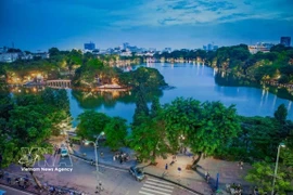 El lago de Hoan Kiem. (Foto: VNA)