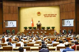 Parlamento de Vietnam aprueba Resolución sobre reestructuración de unidades administrativas provinciales. (Foto: VNA)