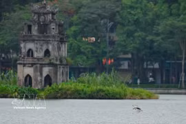 El Lago de Hoan Kiem, un símbolo histórico y cultural de la capital Hanoi. (Foto: VNA)