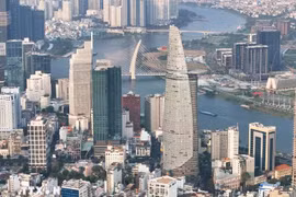 La torre financiera Bitexco, un símbolo de Ciudad Ho Chi Minh. (Fuente: VNA)