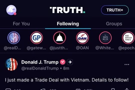 Presidente Donald Trump anuncia un acuerdo comercial con Vietnam