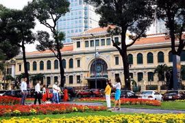 El campus frente a la Oficina Central de Correos de Ciudad Ho Chi Minh. (Foto: VNA)