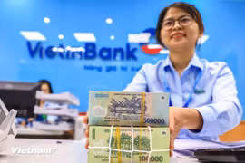 En 2025, los bancos vietnamitas verán un aumento de sus beneficios. (Foto: VietnamPlus)