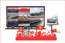 Hanoi instala 22 grandes pantallas LED para transmisión directa del desfile militar y marcha 