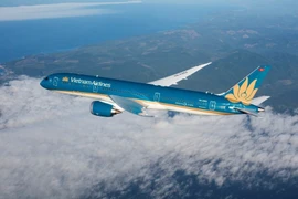 Un avión de Vietnam Airlines volando hacia Europa. (Foto ilustrativa: Vietnam+)