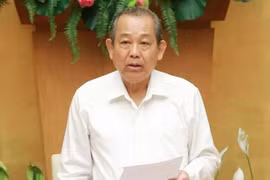 Truong Hoa Binh durante su mandato como miembro del Buró Político, subsecretario del Comité de Asuntos Partidistas y viceprimer ministro permanente del Gobierno. (Fuente: VNA)