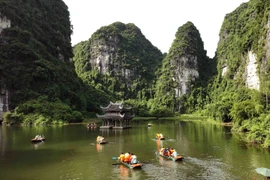 La zona turística de Trang An es un destino atractivo para quienes visitan Ninh Binh. (Foto: VNA)