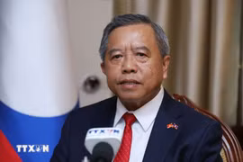 El académico, profesor y doctor Boviengkham Vongdara, ministro de Tecnología y Comunicación y presidente de la Asociación de Amistad Laos–Vietnam. (Fuente: VNA)