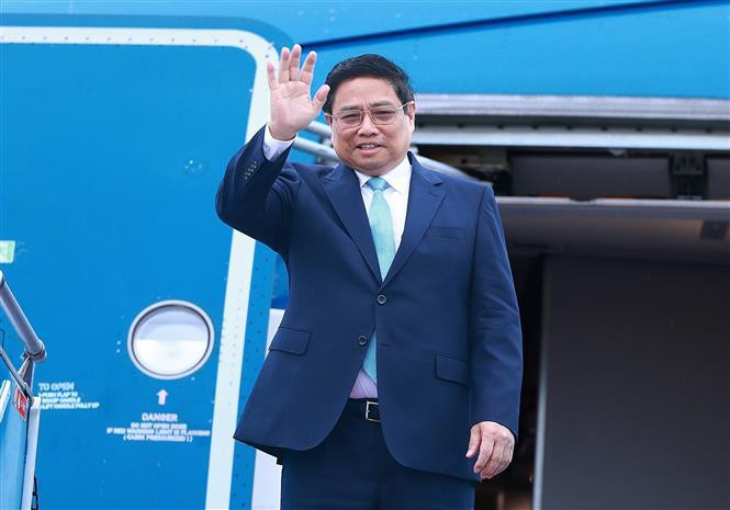 El primer ministro de Vietnam, Pham Minh Chinh,El primer ministro de Vietnam, Pham Minh Chinh, partió hoy de Hanoi para asistir a la octava Cumbre de Cooperación de la Subregión del Gran Mekong (GMS, en inglés) en China. (Fuente: VNA)