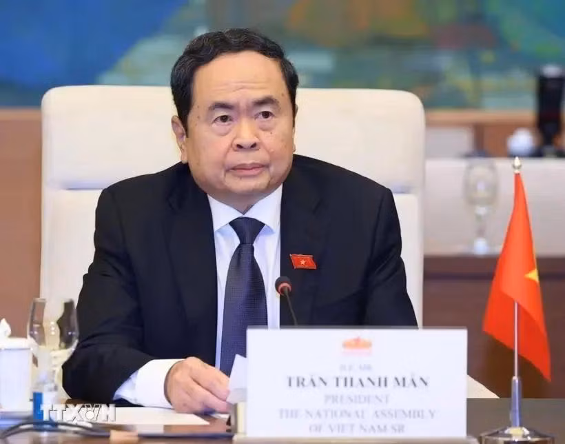 El presidente de la Asamblea Nacional de Vietnam, Tran Thanh Man. (Foto: VNA)