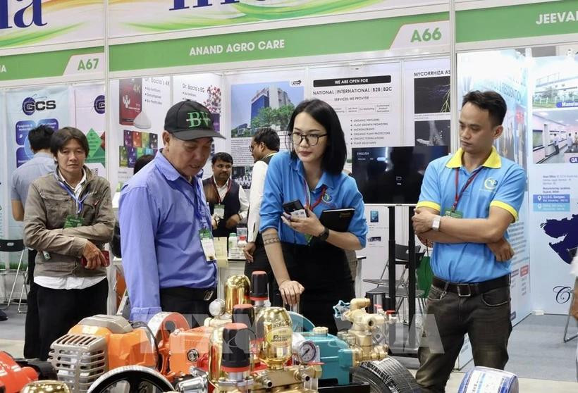 Visitantes en la exhibición en Agri Vietnam 2024. (Foto: VNA)