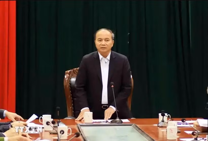 Nguyen Van Tri, ex presidente del Comité Popular de la provincia norteña de Vinh Phuc (Foto: VNA)