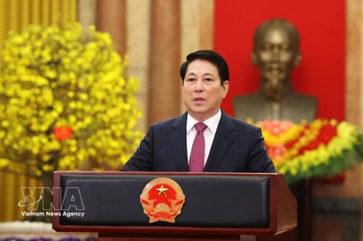 El presidente de Vietnam, Luong Cuong. (Foto: VNA)
