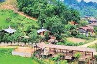 Aldea turística de la comuna de Huu Lien, provincia norteña de Lang Son (Foto: VNA)