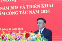 El miembro del Buró Político y permanente del Secretariado del Comité Central del Partido Comunista de Vietnam, Tran Cam Tu, interviene en la cita (Foto: VNA)