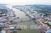 Song Doc, uno de los estuarios más grandes de la región del delta del Mekong. (Foto: VNA)