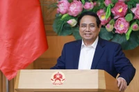 El primer ministro de Vietnam, Pham Minh Chinh, preside la reunión (Foto: VNA)