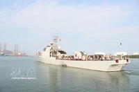 El buque 17 de la Brigada 171, perteneciente a la Región Naval 2 de la Armada Popular de Vietnam (Foto: VNA)