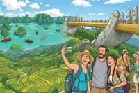 Vietnam aumenta en 18,1% la llegada de turistas internacionales en dos primeros dos meses del año