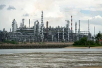 Refinería de Pulau Bukom en Singapur. (Foto: Xinhua/VNA)