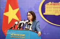 La portavoz del Ministerio de Relaciones Exteriores de Vietnam, Pham Thu Hang. (Fuente: VNA)