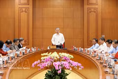 El secretario general del Partido y presidente de Vietnam, To Lam, habló en una reunión sobre el trabajo de prevención y lucha contra la corrupción, el 18 de marzo de 2026. Foto: VNA)