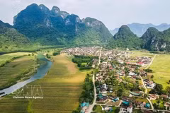 El modelo de turismo adaptado a las condiciones climáticas en Tan Hoa, Quang Tri, es un excelente ejemplo de cómo desarrollar el turismo al tiempo que se mejora la resiliencia ante los desafíos ambientales. (Foto: VNA)