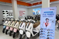 Un modelo de motocicletas eléctricas de Yadea. (Fuente: Vietnamplus)