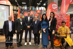 El evento "Día de los Productos de Vietnam", organizado por la Oficina Comercial de Vietnam en Alemania, tuvo lugar en el supermercado Selgros Lichtenberg de Berlín. Foto: VNA