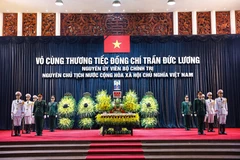 Funeral de Estado del expresidente Tran Duc Luong