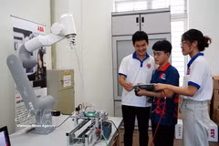 Laboratorio Nacional de Mecatrónica y Aplicaciones, Facultad de Ingeniería, Universidad de Da Nang. Foto: VNA