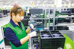 Samsung quiere convertir Vietnam en un “bastión” para la fabricación de pantallas de nueva generación para Samsung a nivel mundial. (Foto: baodautu.vn)