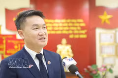 Thongly Sisoulith, miembro del Comité Central del Partido y secretario del Comité Central de la Unión de Juventudes Revolucionarias Populares de Laos. (Foto: VNA)