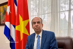 El embajador de Cuba en Vietnam, Rogelio Polanco Fuentes (Foto: VNA)