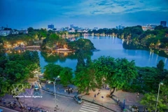 El lago de Hoan Kiem. (Foto: VNA)