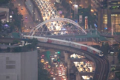 Una densa capa de contaminación cubre Bangkok, Tailandia. Foto: Xinhua/VNA