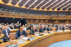 El embajador Vu Le Thai Hoang, jefe de la misión permanente de Vietnam ante la ONU y las organizaciones internacionales en Viena. (Foto: VNA)