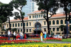 El campus frente a la Oficina Central de Correos de Ciudad Ho Chi Minh. (Foto: VNA)