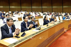 Los diputados aprueban Resolución sobre el Centro Financiero Internacional en Vietnam. (Fuente: VNA)
