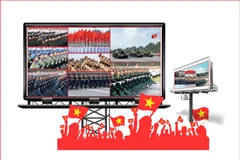 Hanoi instala 22 grandes pantallas LED para transmisión directa del desfile militar y marcha